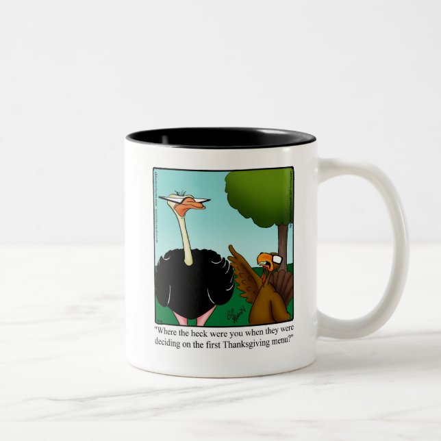 Thanksgiving Humour café Mug (Droit)