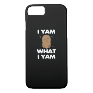 Thanksgiving I Yam What I Yam Funny Fall Classic Case-Mate iPhone Case