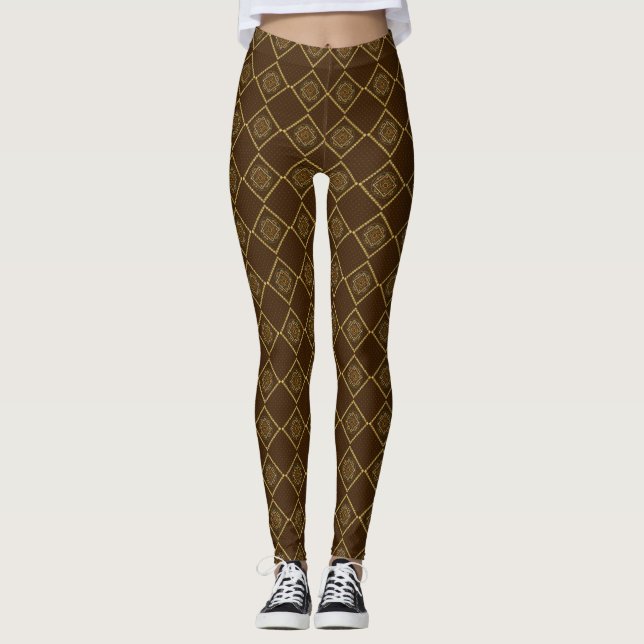 Thanksgiving Icons Leggings (Front)