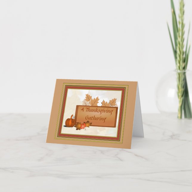 Thanksgiving Invitation (Front)
