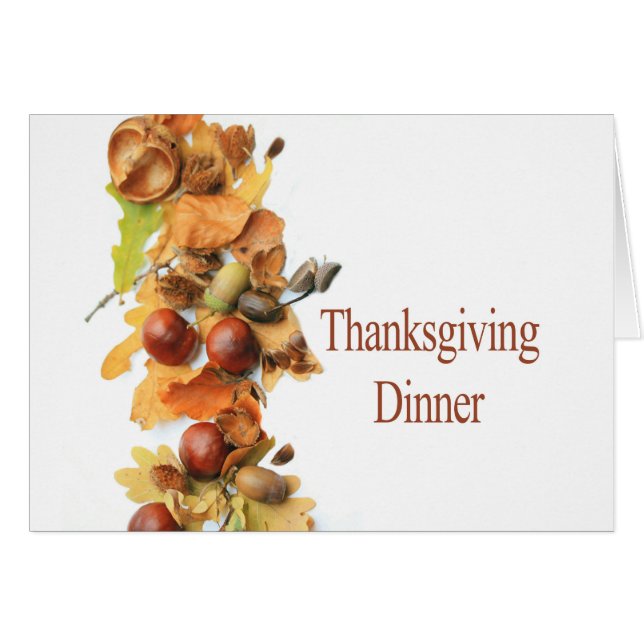 Thanksgiving Invitation (Front Horizontal)