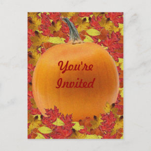 Thanksgiving Invitation Post Card