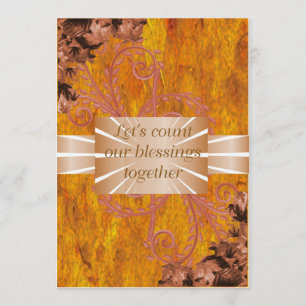 Thanksgiving Invitations template