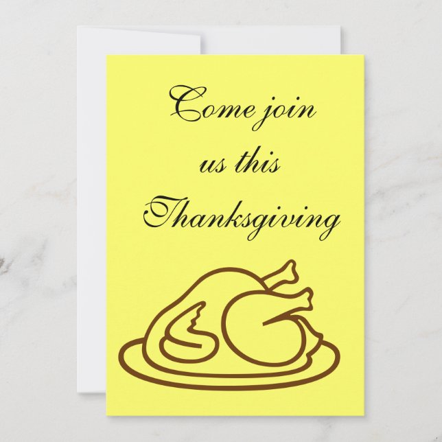 THANKSGIVING INVITE (Front)
