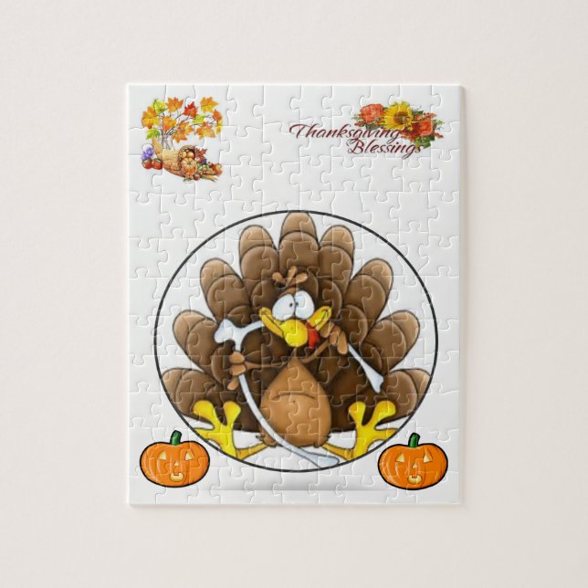 Thanksgiving Jigsaw Puzzle (Vertical)