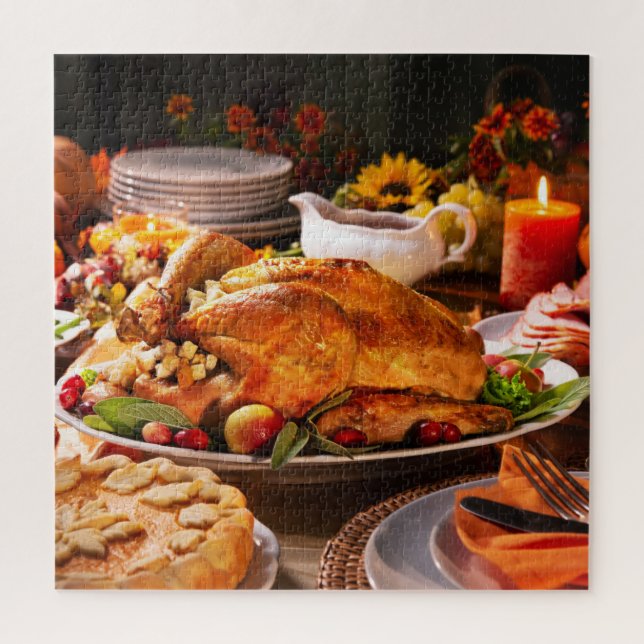 Thanksgiving Jigsaw Puzzle (Vertical)