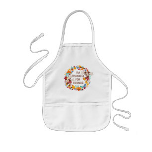 Thanksgiving Joy with Mickey and Minnie Kids Apron