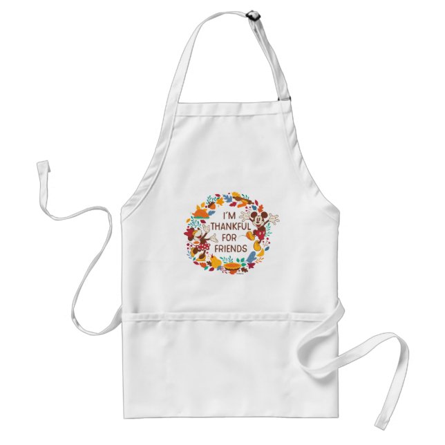 Thanksgiving Joy with Mickey and Minnie Standard Apron (Front)