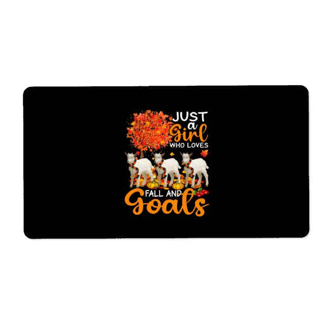 Thanksgiving Just A Girl Who Loves Fall And Goats (Front)