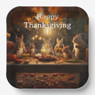 Thanksgiving Kids 16  Paper Plate