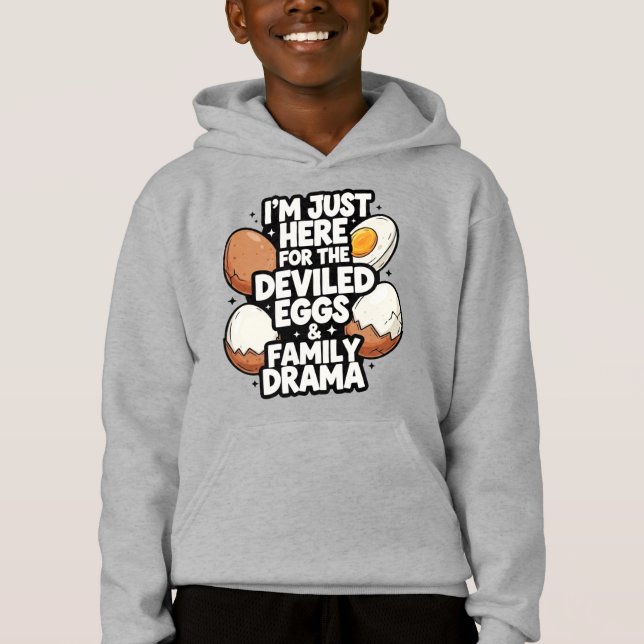 Thanksgiving Kids Pullover Hoodie (Front)