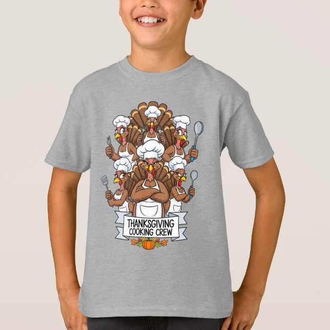 Thanksgiving Kids T-Shirt (Devant)