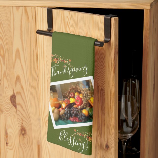 Thanksgiving  kitchen towel (Thirds Fold)