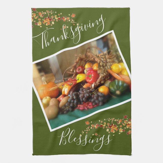 Thanksgiving  kitchen towel (Vertical)