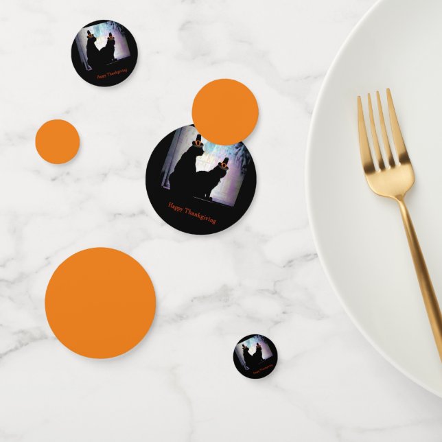 Thanksgiving Kitties Confetti (Group)