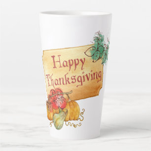 Thanksgiving Latte Mug