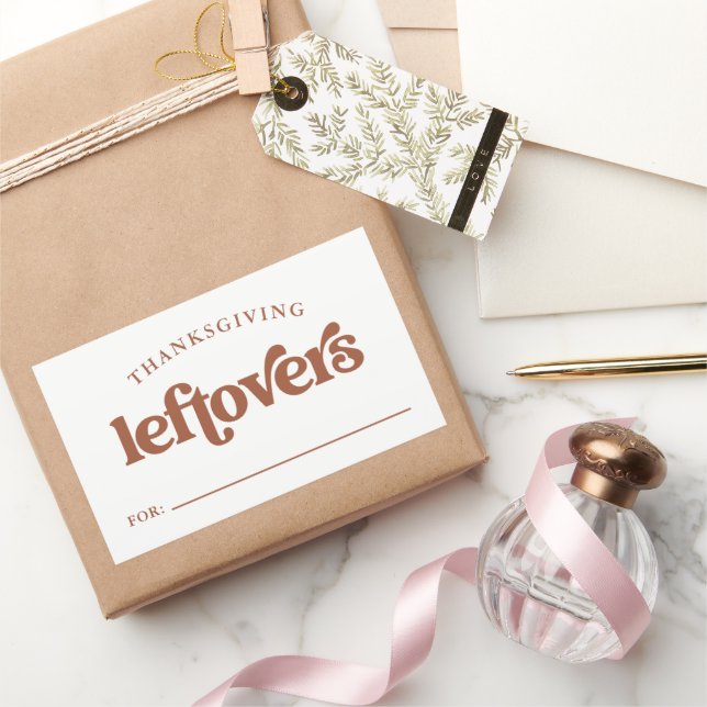 Thanksgiving Leftovers | Boho and Retro Sticker (Gifting)