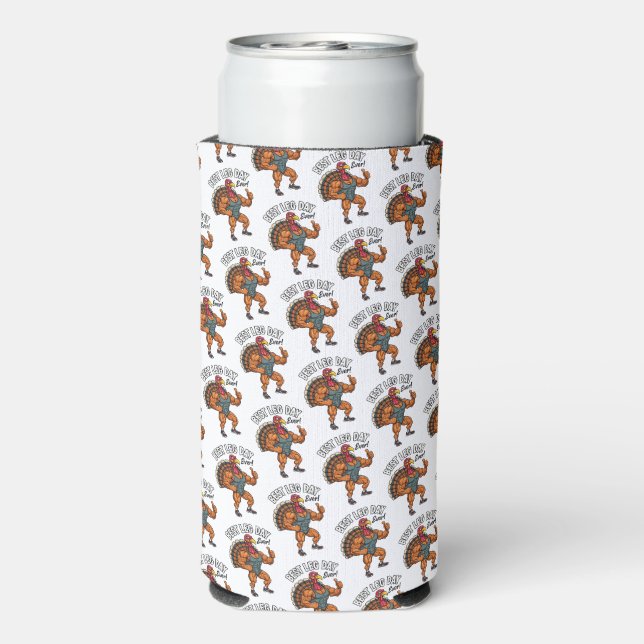 Thanksgiving Leg Day Koozie (Seltzer Back)