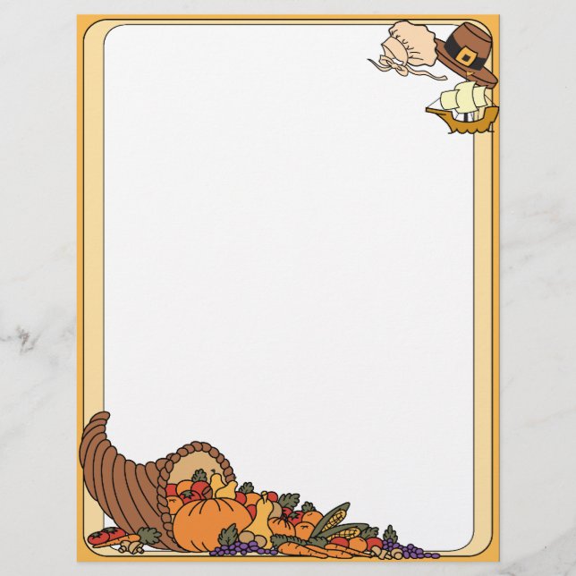 Thanksgiving Letterhead (Front)