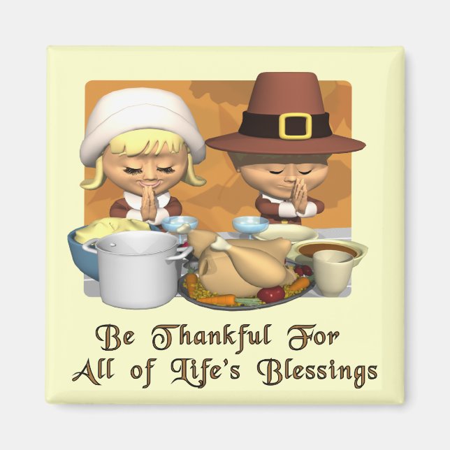 Thanksgiving: Life's Blessings Magnet (Front)