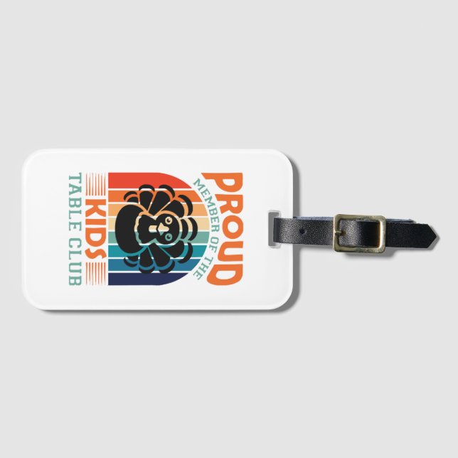 Thanksgiving Luggage Tag (Front Horizontal)