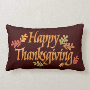 Thanksgiving Lumbar Pillow