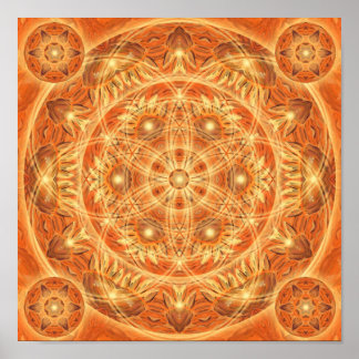 Thanksgiving Mandala Poster