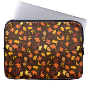 Thanksgiving Maple Fall Pattern Laptop Sleeve