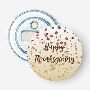 Thanksgiving Maple Leaves Bottle Opener
