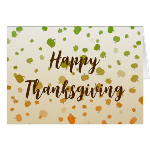 Thanksgiving - Maple Leaves Greeting Card