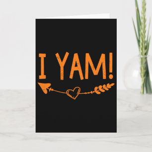 Thanksgiving Matching Couple She's My Sweet Potato Card