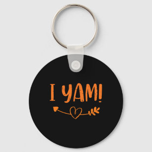Thanksgiving Matching Couple She's My Sweet Potato Keychain