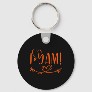 Thanksgiving Matching Couple She's My Sweet Potato Keychain