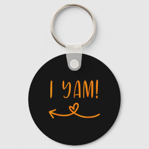 Thanksgiving Matching Couple She's My Sweet Potato Keychain