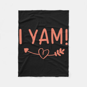 Thanksgiving Matching Couples She's My Sweet Potat Fleece Blanket