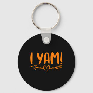 Thanksgiving Matching Couples She's My Sweet Potat Keychain