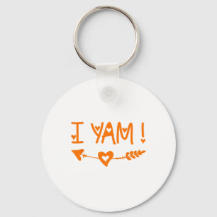 Thanksgiving Matching Couples Shes My Sweet Potato Keychain