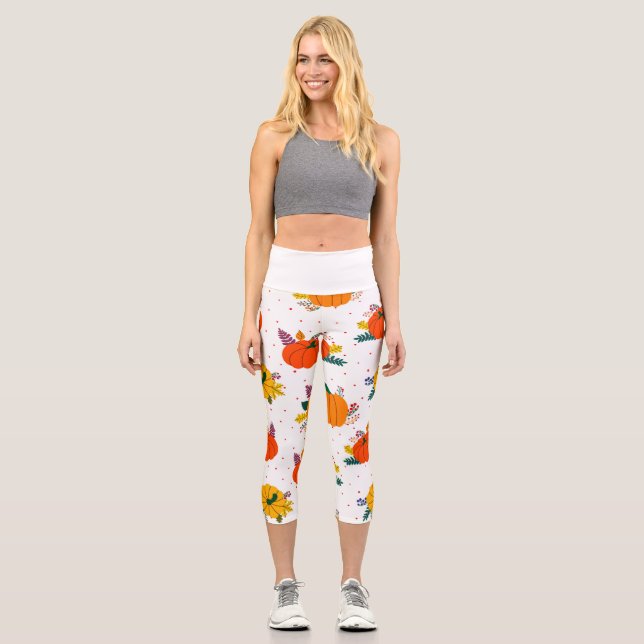 Thanksgiving Meme | Every Hour Is Grace Capri Leggings (Front)