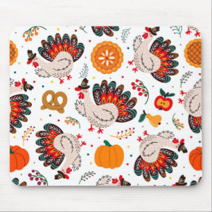Thanksgiving Meme I Am Happy Because I Am Grateful Mouse Pad