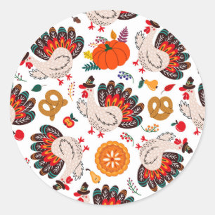 Thanksgiving Meme   Thanksgiving Is The Meal Classic Round Sticker