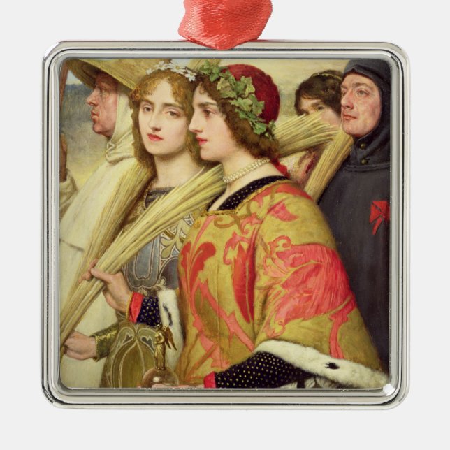 Thanksgiving Metal Ornament (Front)