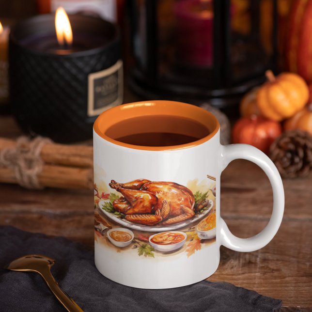 Thanksgiving Moderne 12 Mug (Thanksgiving Modern 12 Mug
)