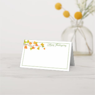 Thanksgiving Name Place Card