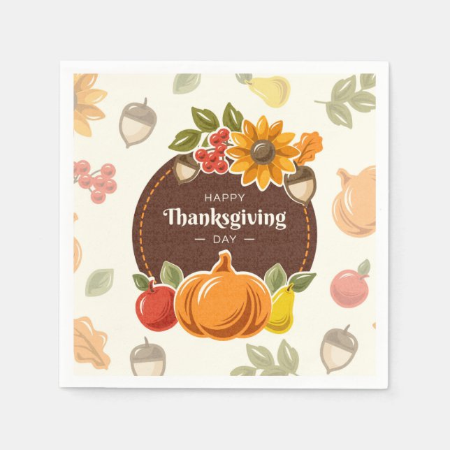 Thanksgiving Napkins (Front)