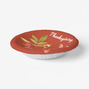 Thanksgiving Paper Bowl Paper Plate