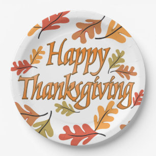 Thanksgiving Paper Plate