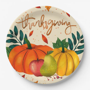 Thanksgiving Paper Plate