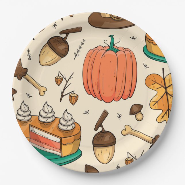 Thanksgiving Paper Plate (Front)