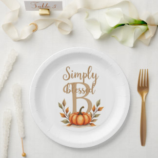 Thanksgiving Paper Plates