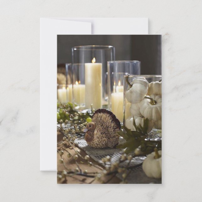 **THANKSGIVING PARTY OR DINNER** INVITATION (Front)